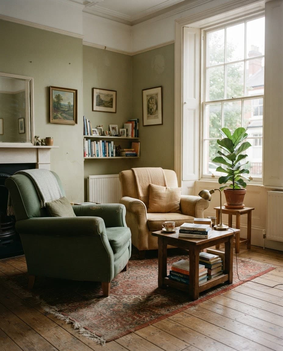 A quiet consulting room with soft natural light